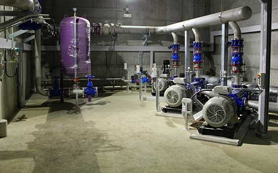 Grupo de presión de agua regenerada