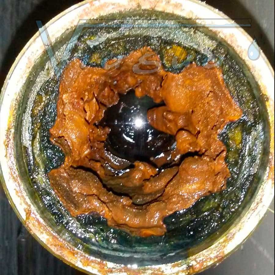 Válvula obturada Tubería en mal estado