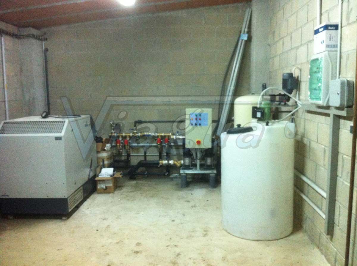 Sala de máquinas bodega