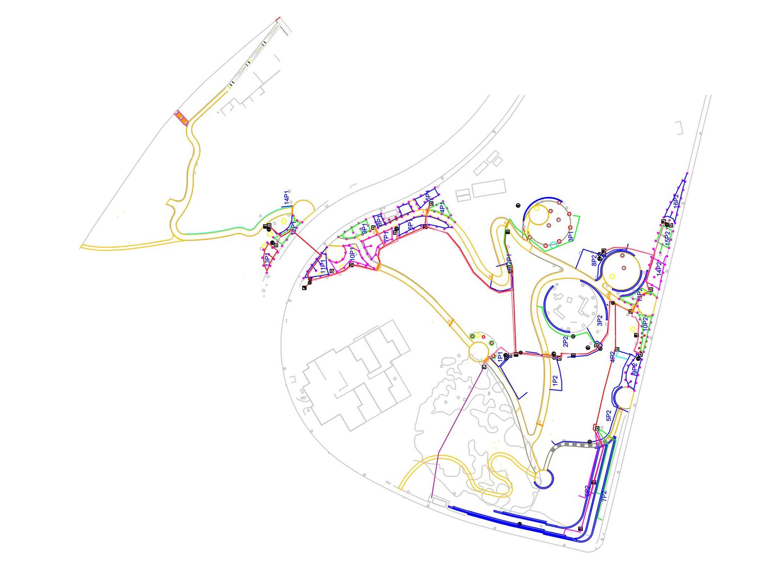 Plano de riego Granja del Conde