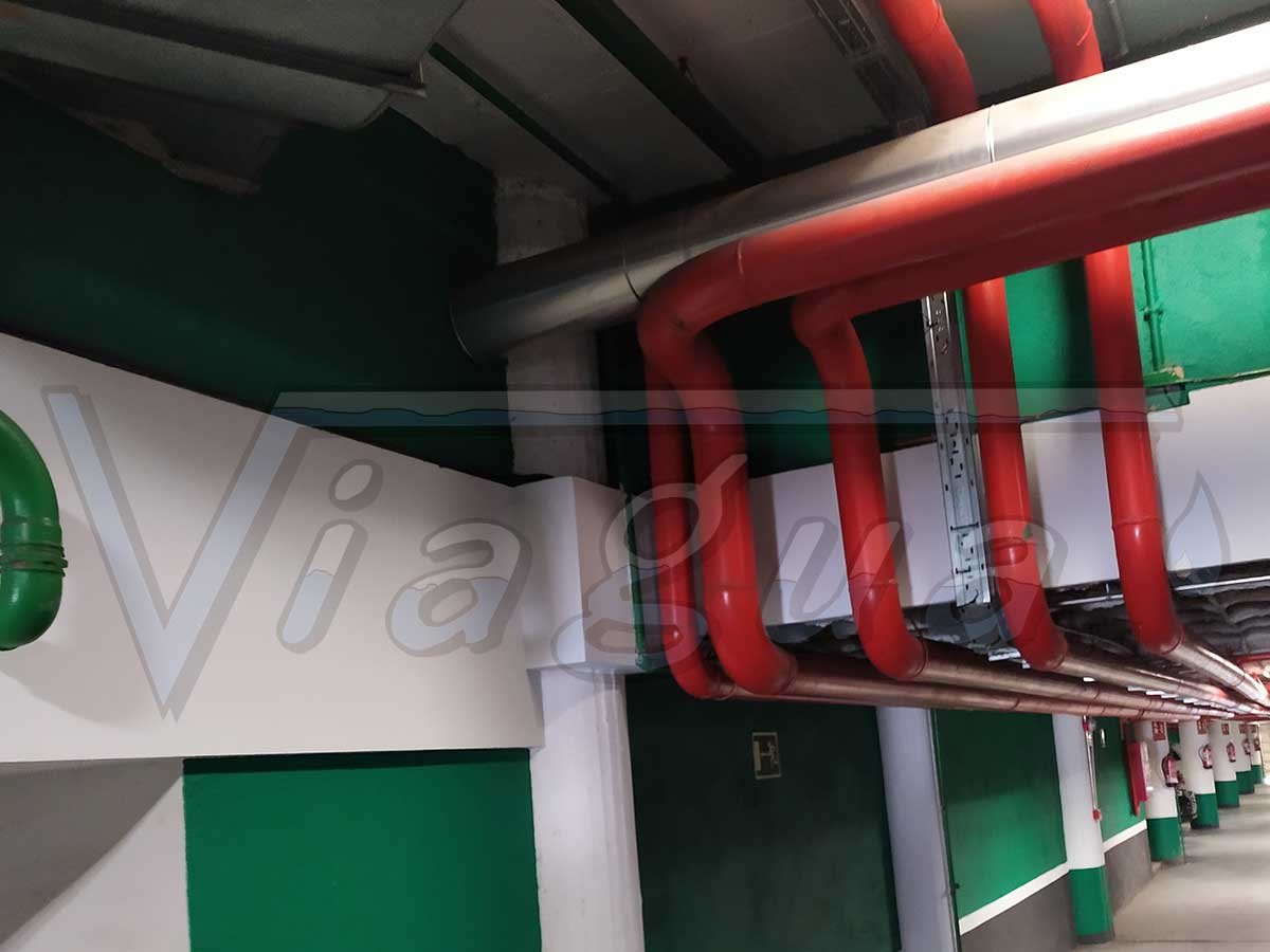 Tuberías de acero galvanizado a sustituir