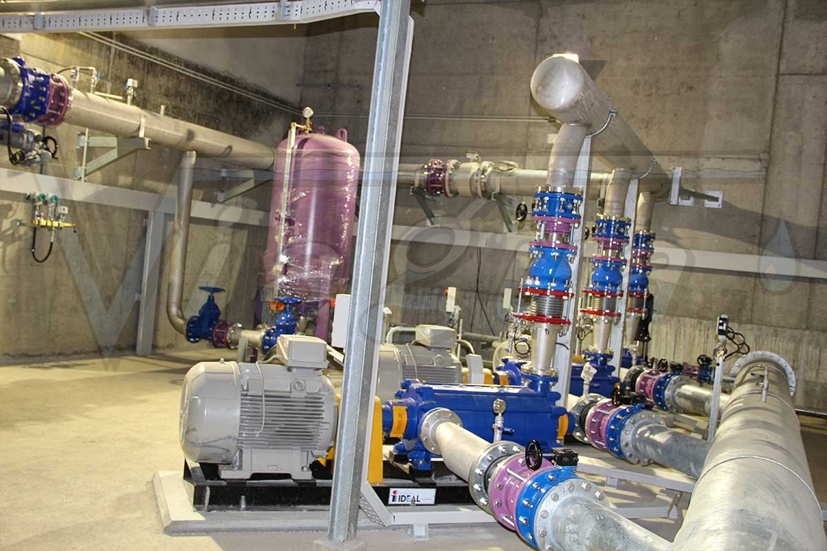 Grupo de presión para agua regenerada