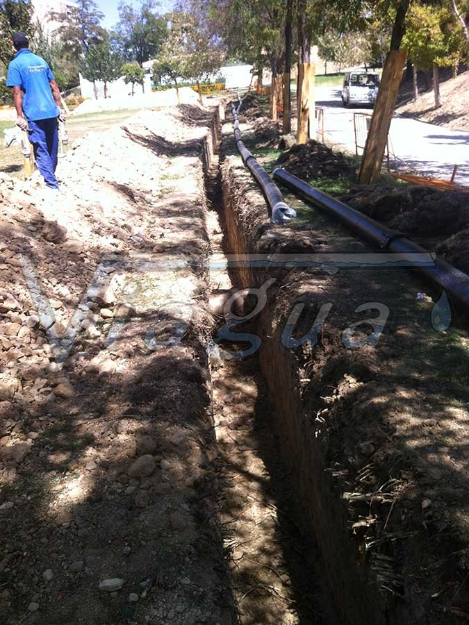 Riego del Parque Palomeras Madrid