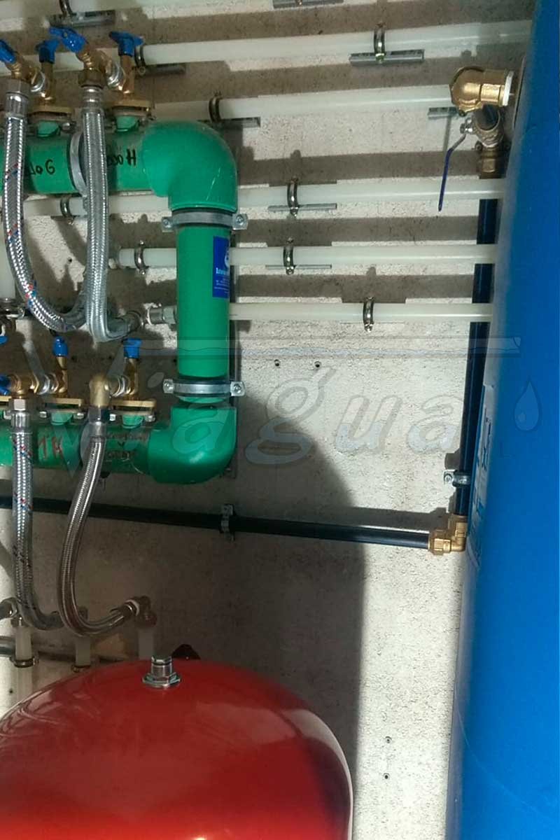 Grupo presión en edificio residencial