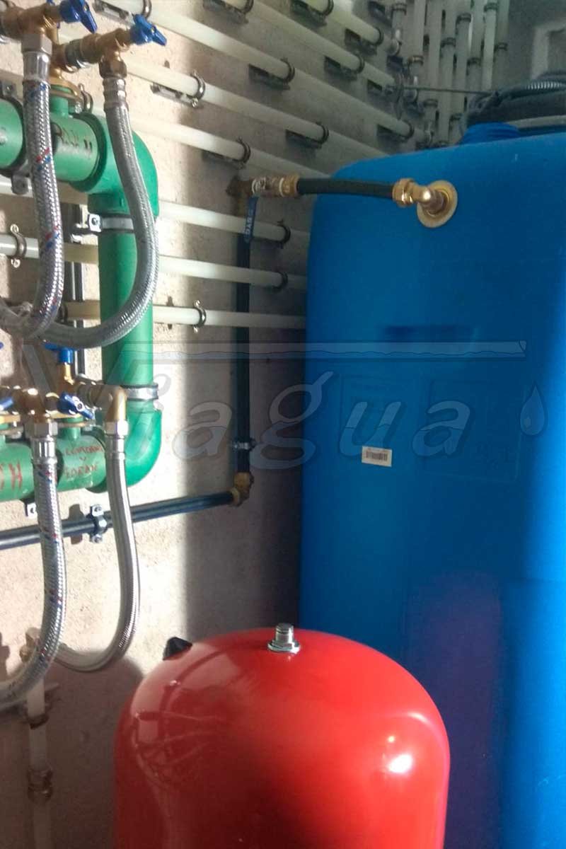 Grupo presión en edificio residencial